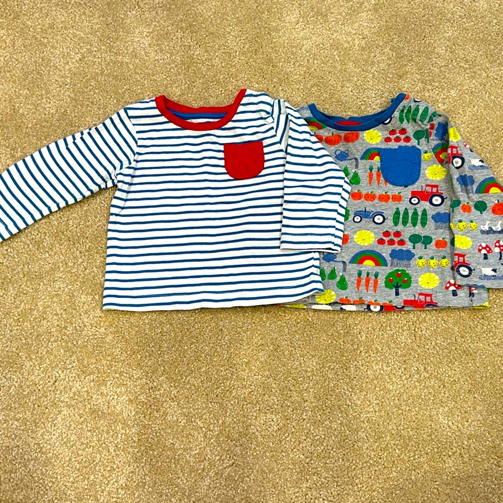 Set of 2 Baby Boden long sleeve t shirts